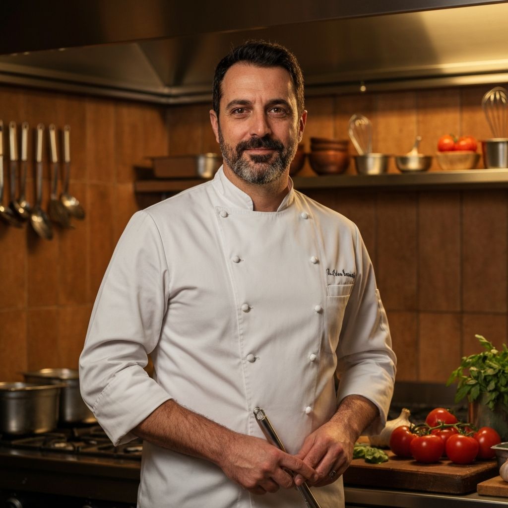 Unser Küchenchef bei der Zubereitung